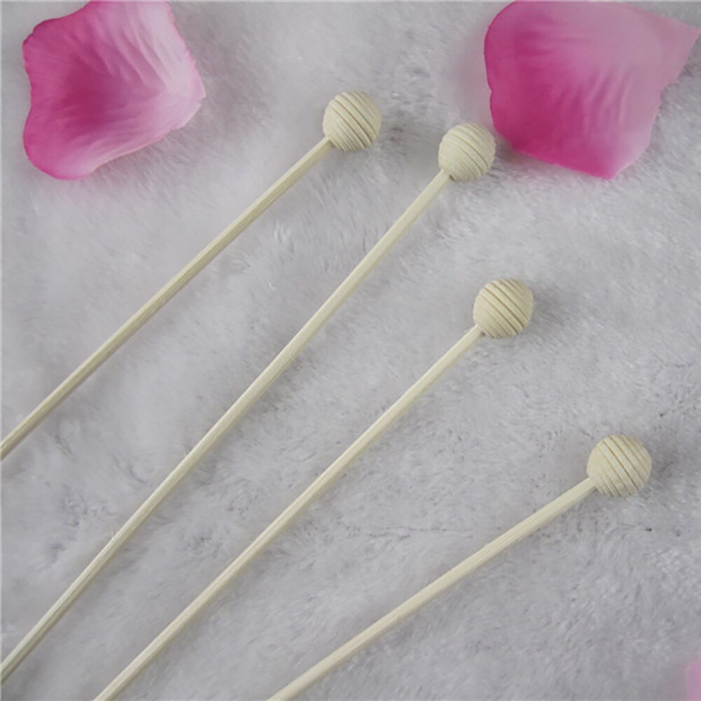 10pcs Wooden Bead Spare Aroma Home Decor Thick Thread Eco-friendly Reed Diffuser Sticks Fragrance Long Bedroom Rattan Refill