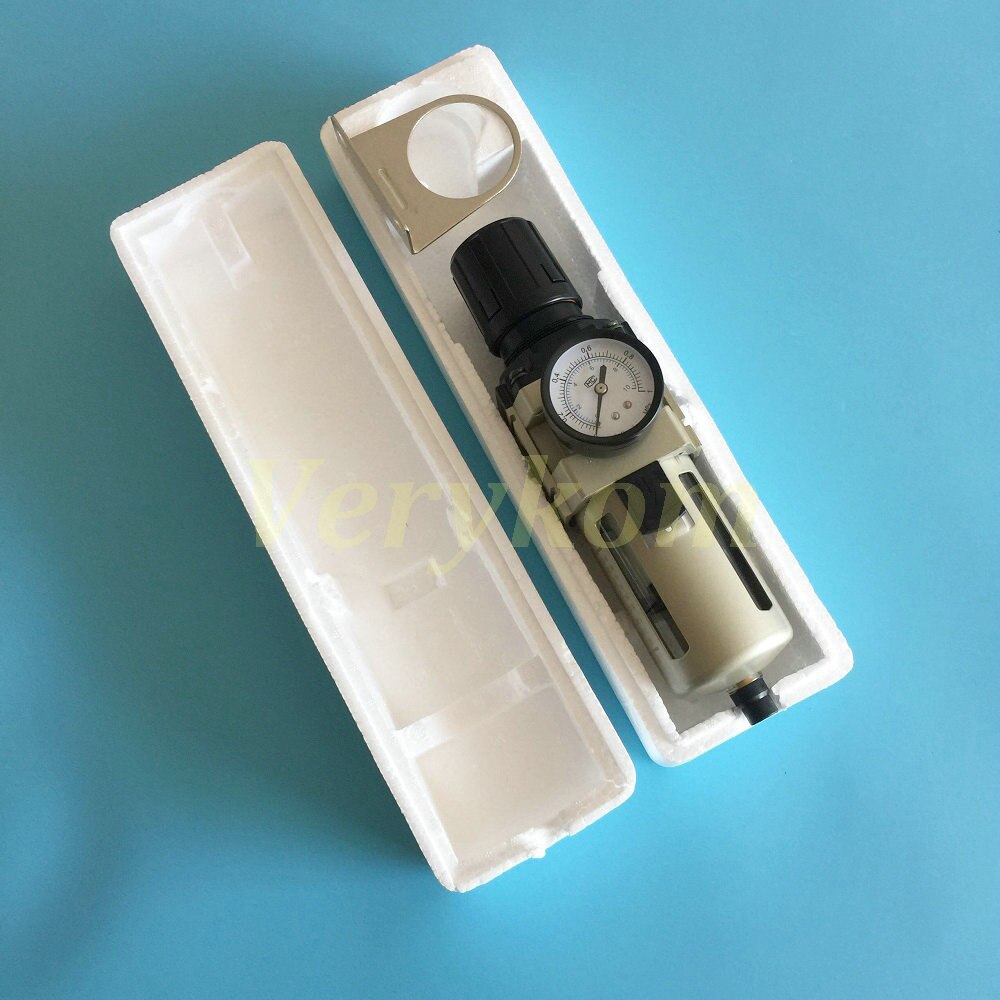 Verykom Pneumatic Air Filter Regulator AW4000-04 1/2 inch With Gauge Cover Auto Drain AW4000-04D 1/2" bsp Compressor SMC Type