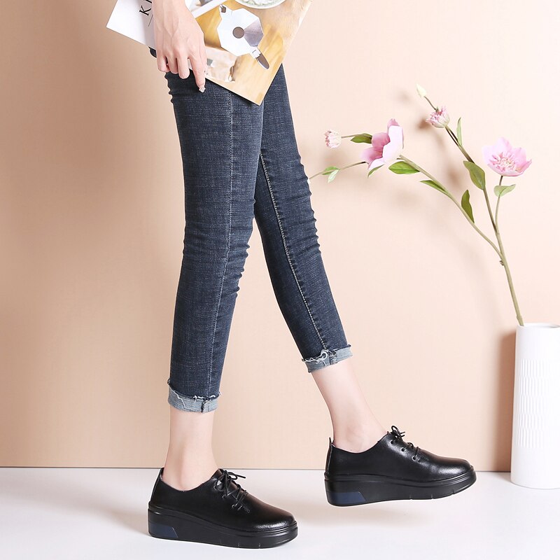 Women Tennis Shoes Tenis Feminino Lady Walking Sport Shoes Sneakers Chaussures Femme Zapatos De Mujer Black Tenis Plataforma 7