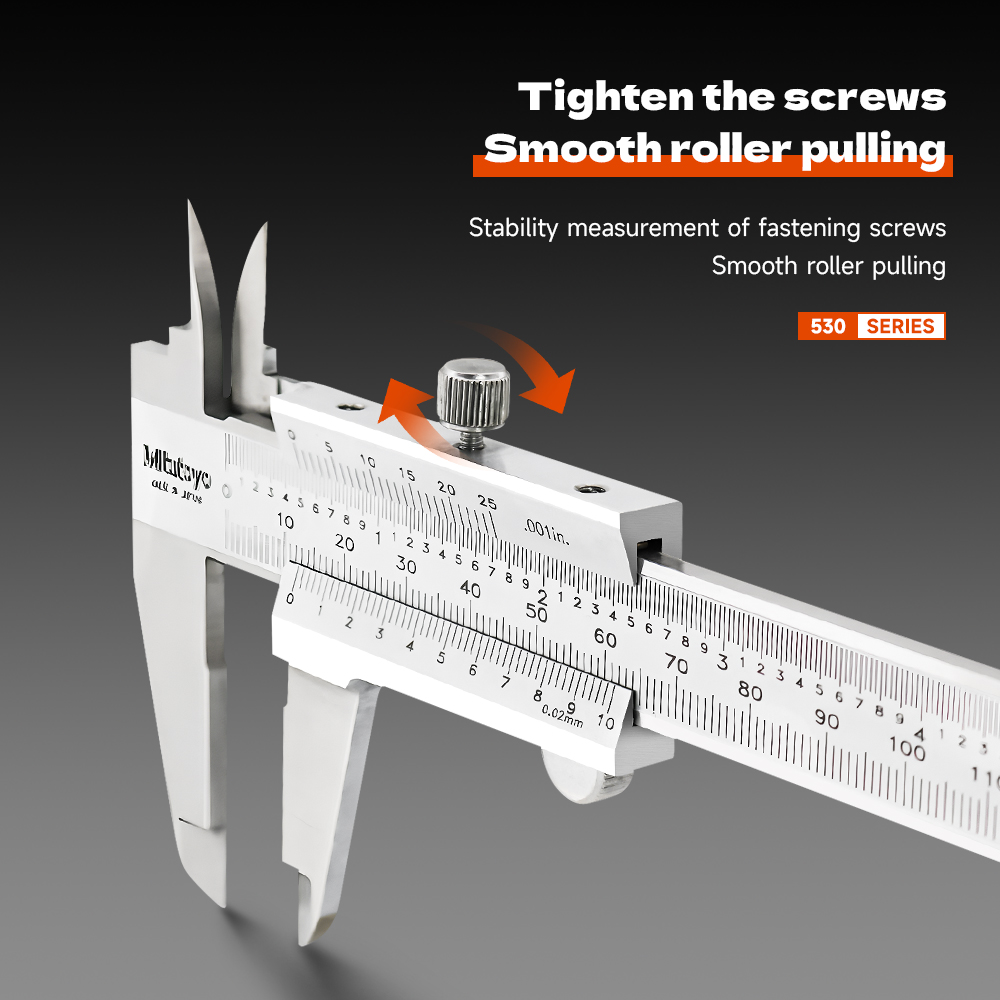 Mitutoyo Vernier Caliper High Precision 0.02mm Measurement Scale Gauges Vernier Caliper 0-150/200/300mm Accurate Measuring Tools