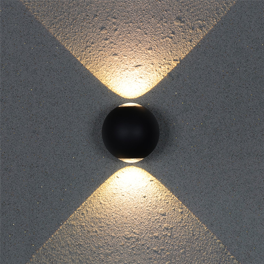 Led wandlamp aluminium buiten waterdichte wandlamp tuin veranda terras naast voordeur verlichting binnen wandlamp armatuur  bl06