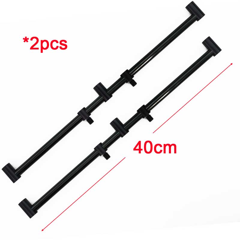 Karpe fiskestang justerbare buzz barer 3 stang satt opp terminal takling 40cm: Burgunder