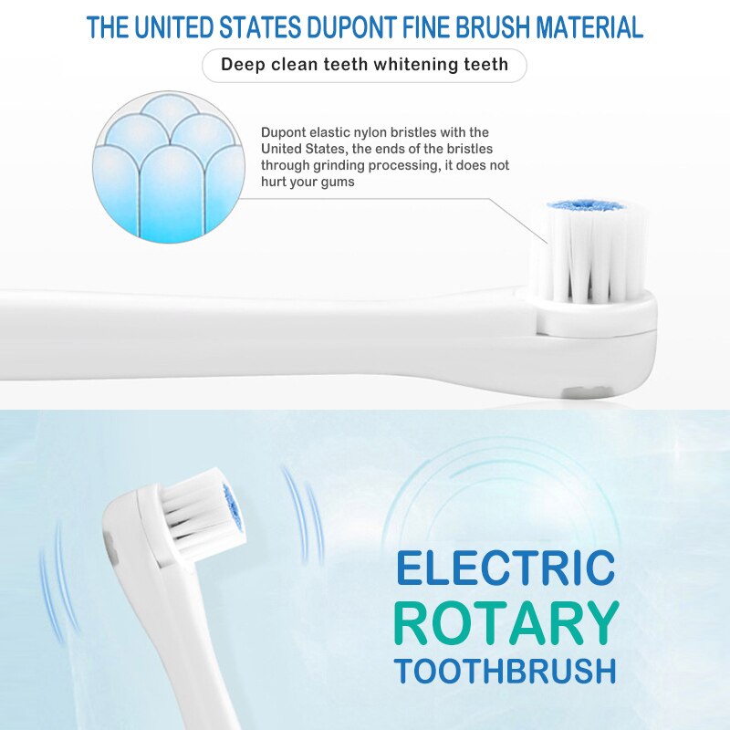 1Set Sonic Scrubber Electric Tooth Cleaning Brush Ultrasonic Dust Cleaner Whitening Waterproof Teeth Brush With Battery TSLM1