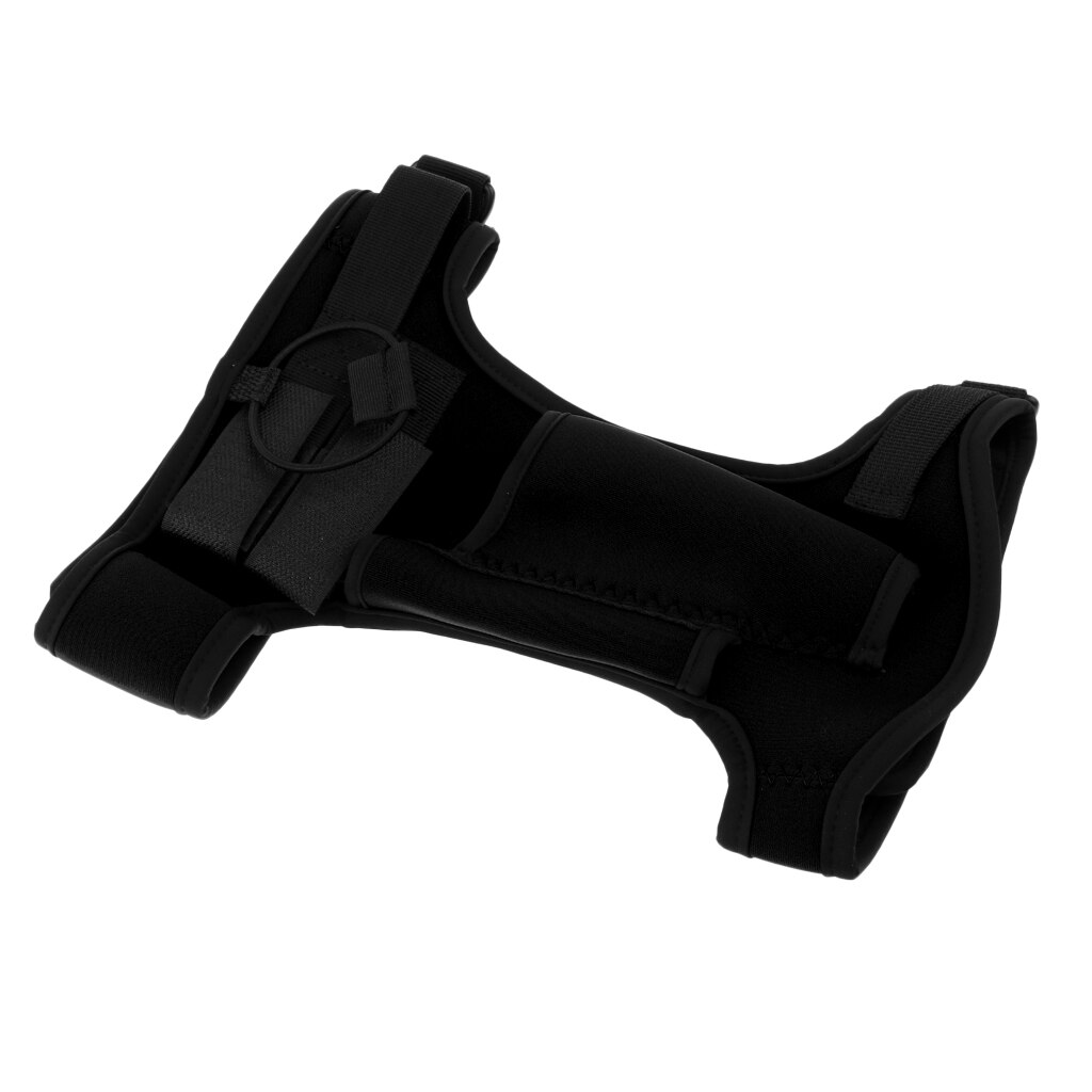 Multi-purpose dive coat leg/arm holder leg wrap for scuba diving, free size: Black
