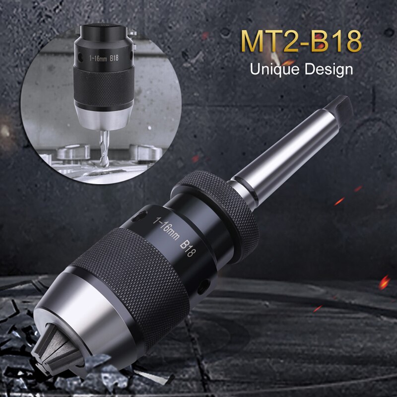 Bohrfutter Arbor Selbst Straffen Keyless Bohrfutter Arbor Selbst Anziehen Spann MT2-B16 Arbor