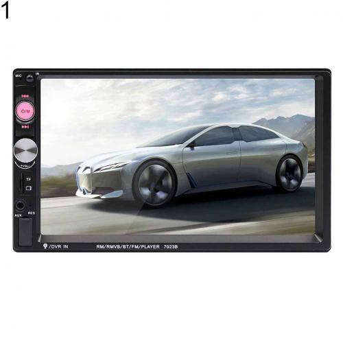 7023B 7 Zoll 2 Lärm Auto MP5 / MP3 Bluetooth Spieler Karte Inserter U Disk Radio praktisch verbinden mit 4/8 LED Hinten Kamera: Nein Kamera