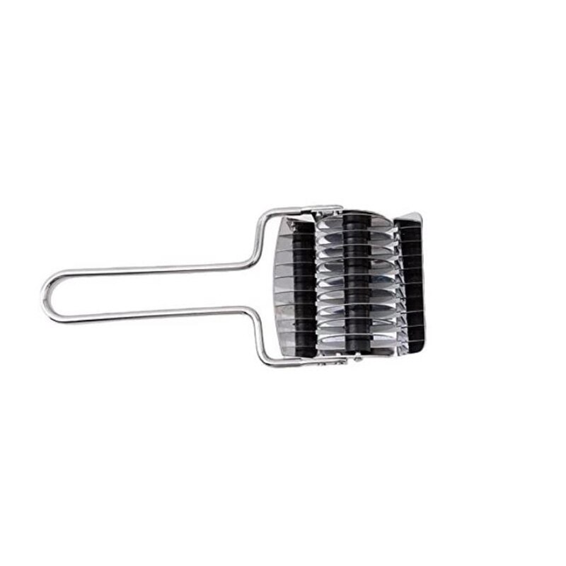 Pasta Noodle Cutter Stainless Steel Spaghetti Maker Noodle Lattice Roller Dough Manual Section Cutter Kitchen Tool Accessories