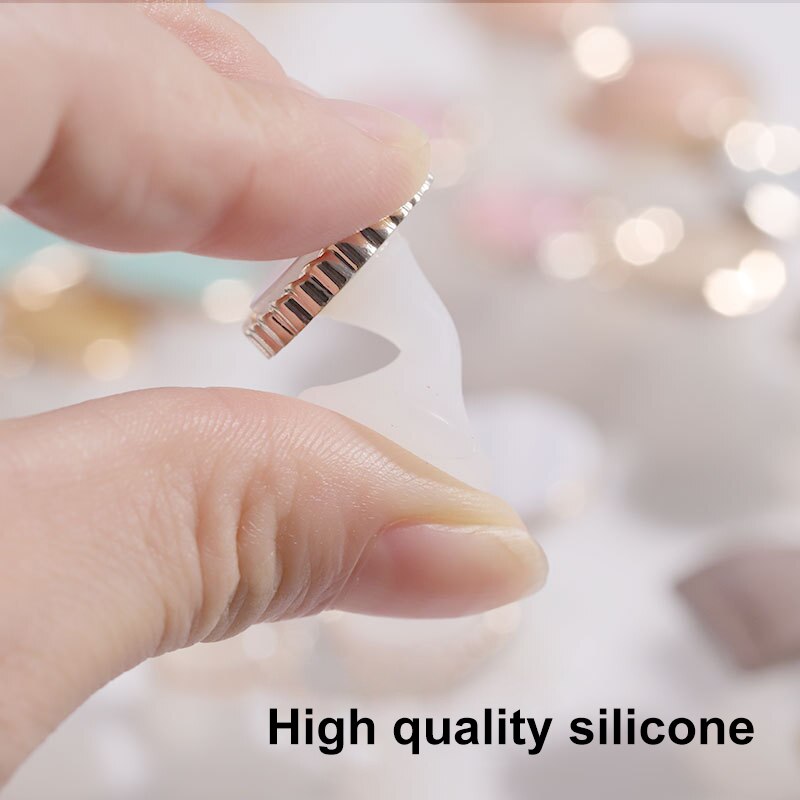 8pcs Pedicure Tool Toe Silicone Separator Toe Spacers Dividers Nail Art DIY Tools Reusable PR