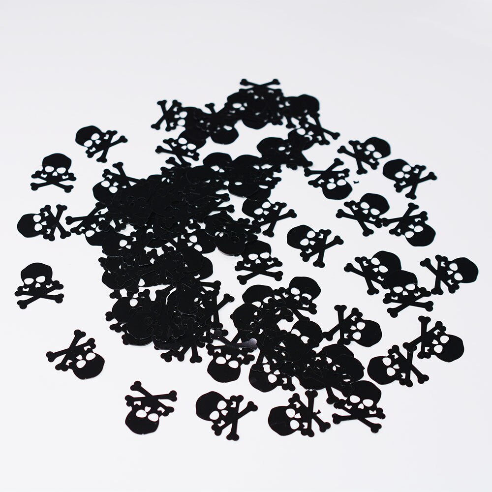 60g Skull and Crossbones Confetti Table Scatters Halloween Christmas Pirate Party Decorations