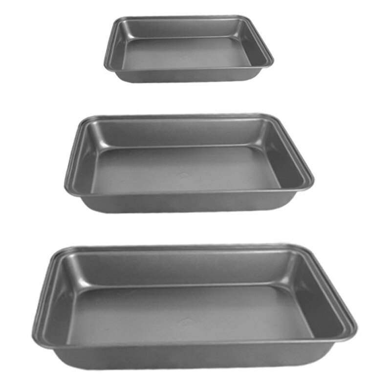 Bakewares Nonstick Cookie Sheet Baking Trays Baking Sheet Dishwasher Safe Non-Toxic Carbon Steel Material 3 Sizes Choose