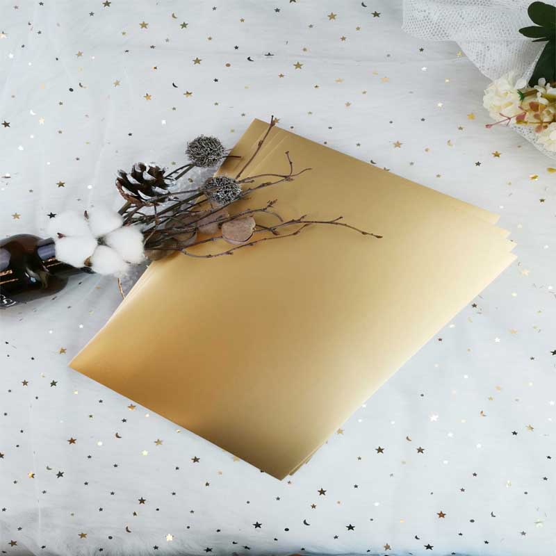 Papel cartulina metálico con textura de Tarjeta Dorada, A4, 250gsm, bricolaje álbum de recortes papel, paquete artesanal, almohadilla de fondo: 5pcs