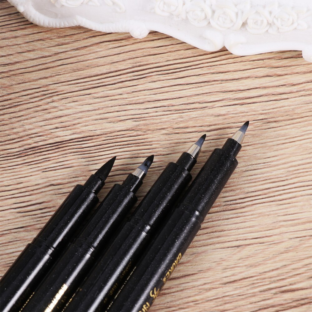 1 Set of Calligraphy Pens Chinese Japanese Kanji Characters Writing Brushes Refillable Pens Marker Pens Ink Pens Writing Signatu