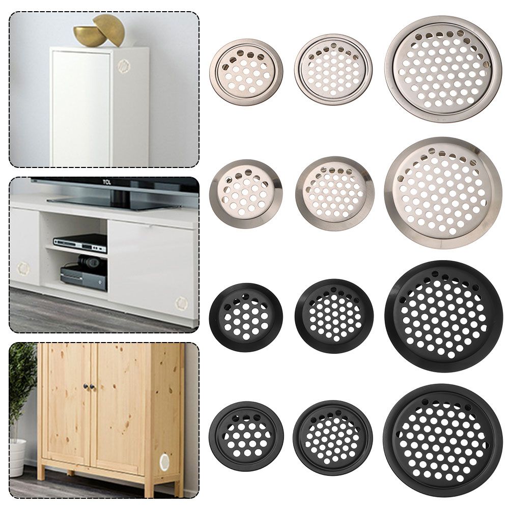 Œillet pour chaussures de placard, accessoires de garde-robe, couvercle de ventilation en acier inoxydable, décoration de Grille de ventilateur, ornements de trous