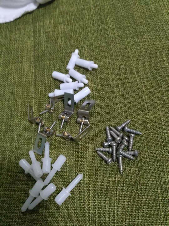 Accessoires de volet de fenêtre en plastique, broches à lamelles