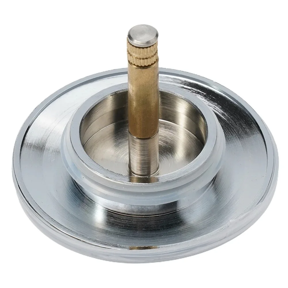 70mm Bathtub Drain Stopper Silver Basin Waste Stopper Plug Bath Replacement Pop-Up Plug For Most Sinks Bath Tubs