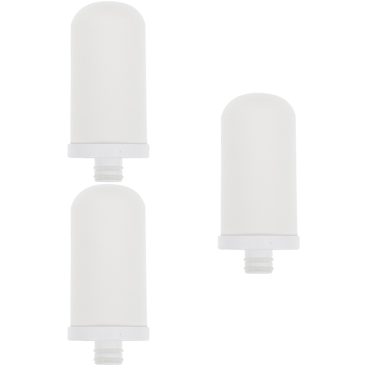 3pcs Water Filter Tap Water Purifier Kitchen Water Purifier Filter: Default Title