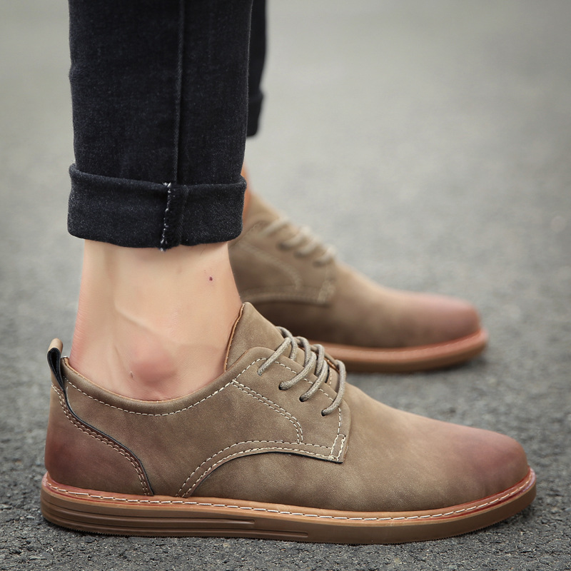 Miesten kengät vapaa-ajan mukavat loaferit miesten nauhakengät pu-nahkakengät miesten lenkkarit kevät miesten matalat kengät