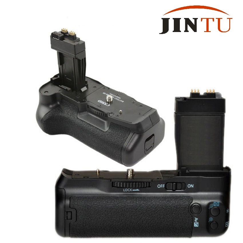 JINTU-empuñadura de batería Pro para cámara Canon EOS, soporte de obturador Vertical de BG-E8, 550D, 600D, 650D, Rebel, T2i, T3i, T4i, DSLR