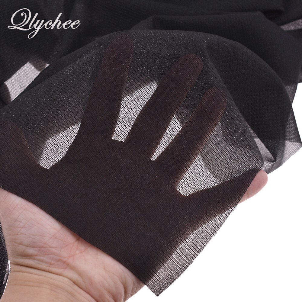 100*112cm Polyester Stretch Knitted Iron On Interfacing Sticking Lining Black White DIY Craft Quilting Patchwork