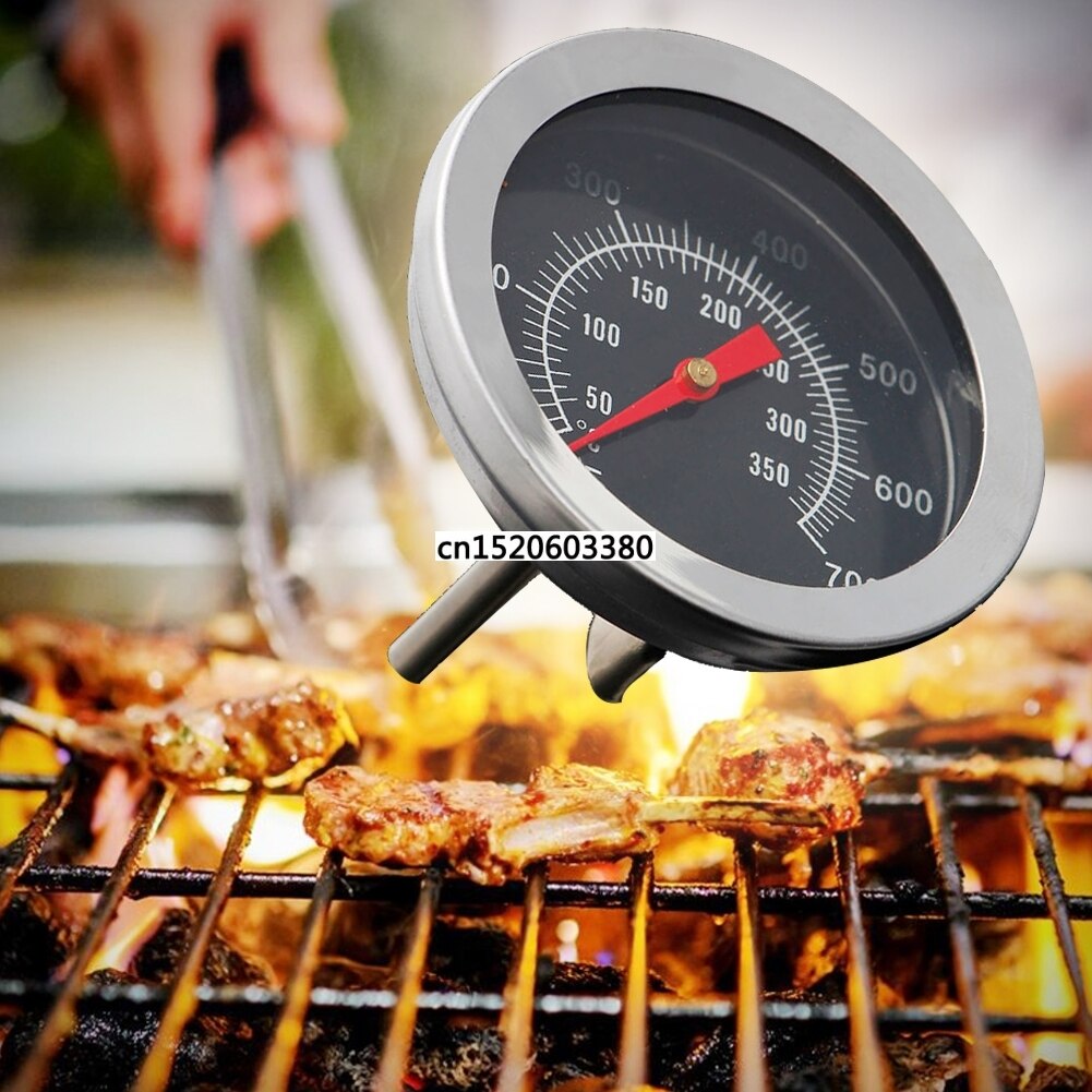 MEXI BBQ Grill Thermometer Temp Gauge Outdoor Barbecue Camping Food Cook Tool