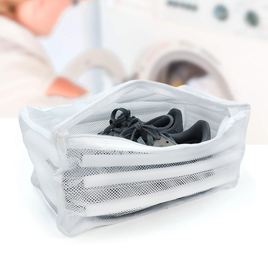 Waszak schoenen organizer tas voor schoen mesh was