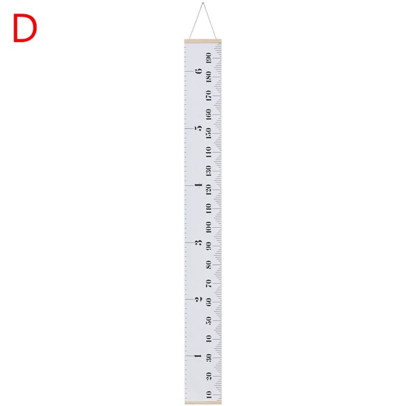 200cm Child Height Ruler Kids Growth Chart Simple Room Decorate