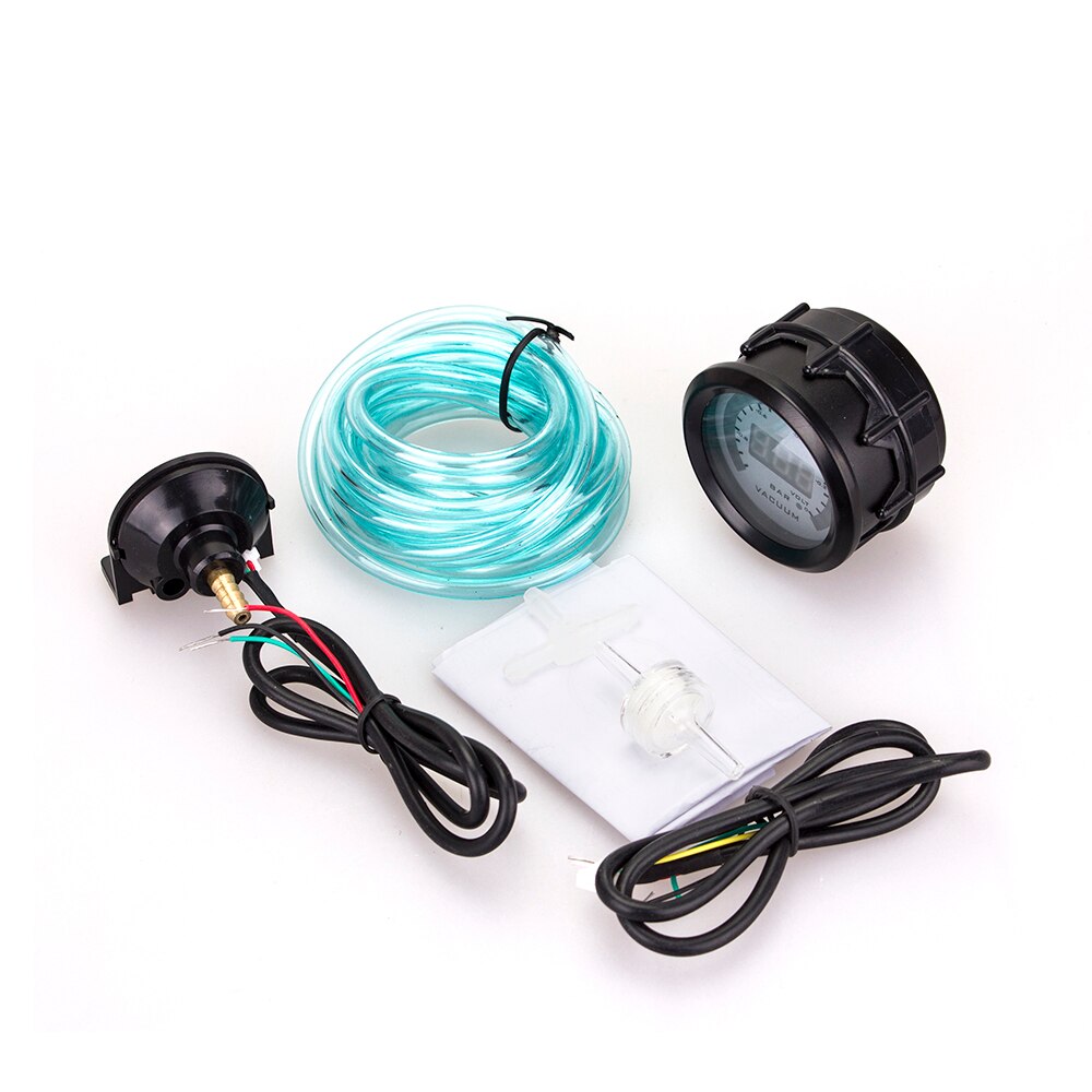 52mm biler digital måler luftbrændstofforholdsmåler psi boost/vand/olie temperatur/tryk/omdrejningstæller/egt måler med led displaymåler