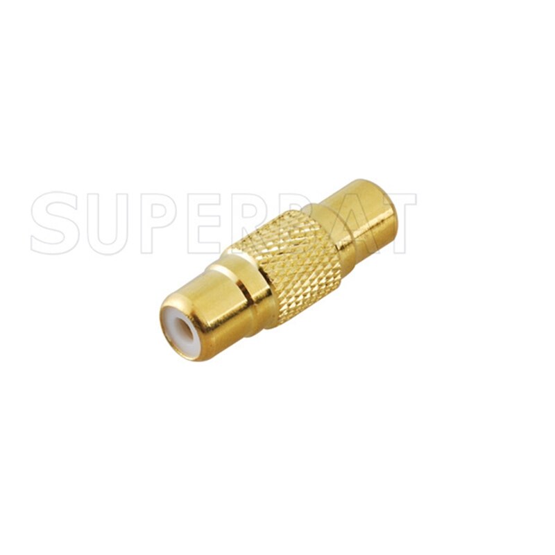 Superbat RCA Adapter RCA Jack to Female Straight Adapter Connector