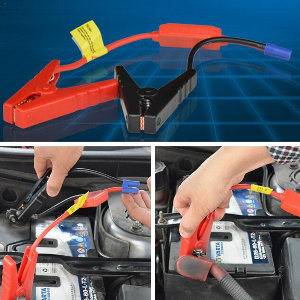 12V Car Jump Starter Emergency Jumper Cable Clamp Auto Engine Booster Storage Battery