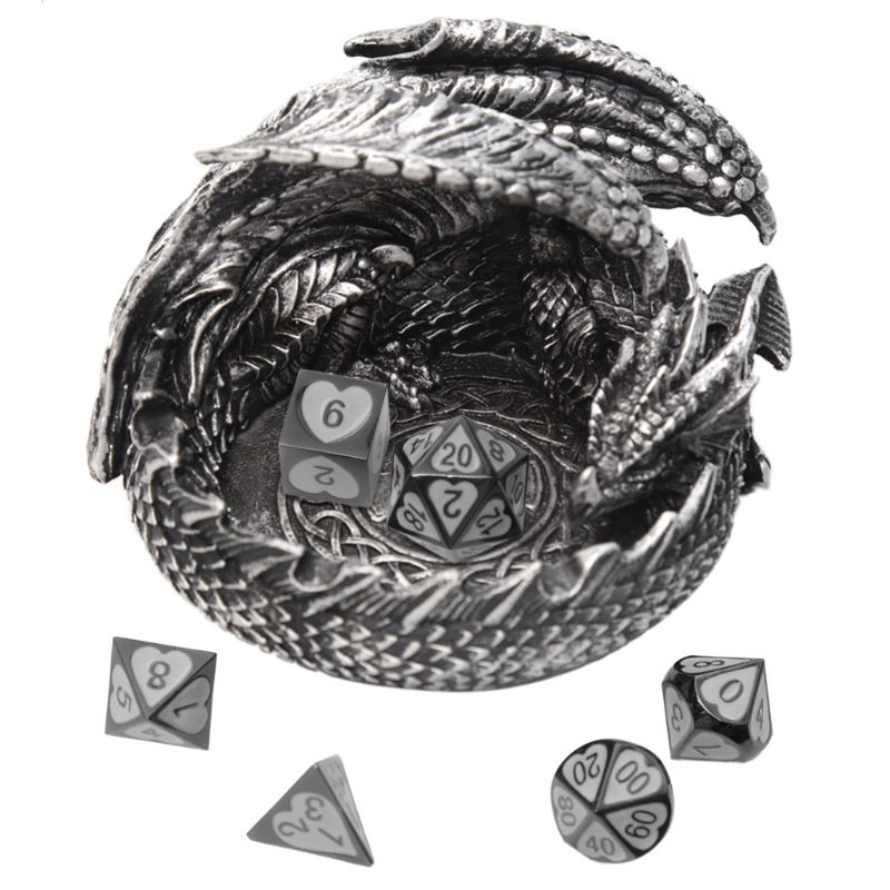 Dungeons DND Dice Tray gioco da tavolo Dragon Dice Display Tray posacenere per la casa regali di compleanno alla moda per ragazzi Drop Shipping