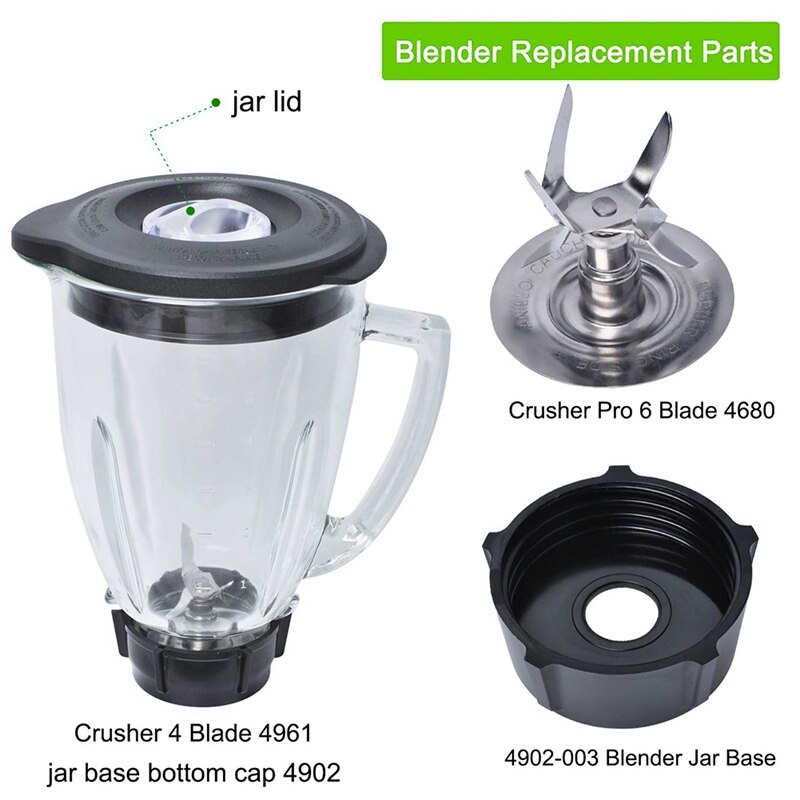 Peças de reposição compatíveis para oster liquidificador, para oster & osterizer liquidificadores acessórios