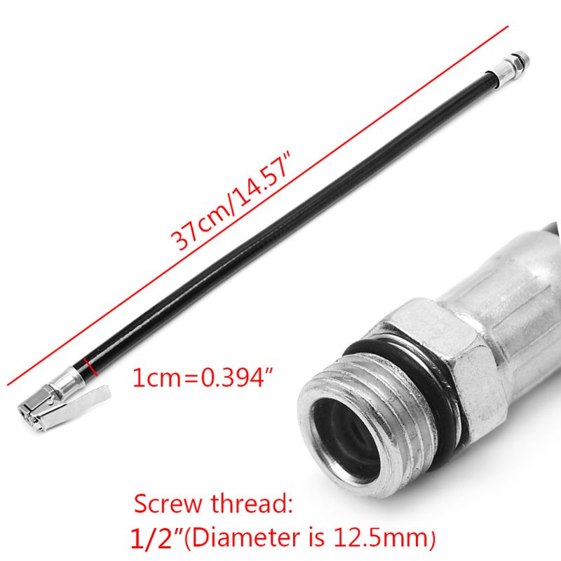 1PC Zinc Alloy Car Air Rubber Hose Lock on Clip Chuck Tire Inflator Self-locking E7CA