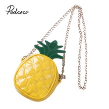 1pc Summer Kids PU Leather Bag Portable Children Sandpit Toys Adjustable Strap Simple Plain Backpack Pouch Pineapple Bag