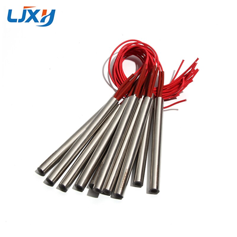 LJXH 2 pièces 20mm 80 ~ 150mm tube de chauffage électrique cylindrique radiateur tubulaire SUS tige à une extrémité 110V/220V/380V 400/420/500/600/750W