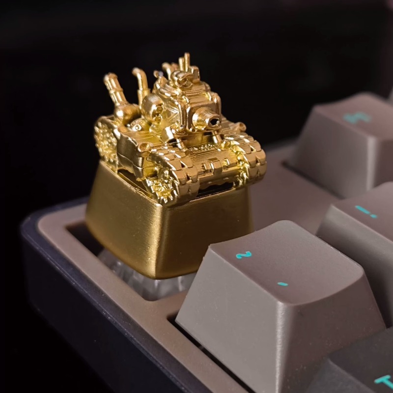 czołg Keycap 3D żywica rzemieślnik klawiatura Czapki Niestandardowe ręcznie robione klawisze robić gier na akcesoria robić klawiatury mechanicznej Prezent Mx przełącznik