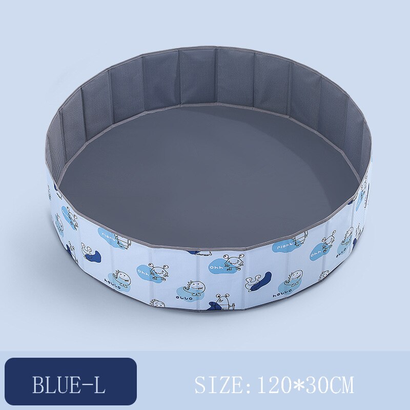 Palla da biliardo giocattolo per bambini pieghevole piscina a secco palla per bambini Pit Ocean box per palline per bambini piscina per bambini palla parco giochi giocattolo regalo di compleanno: BLUE L