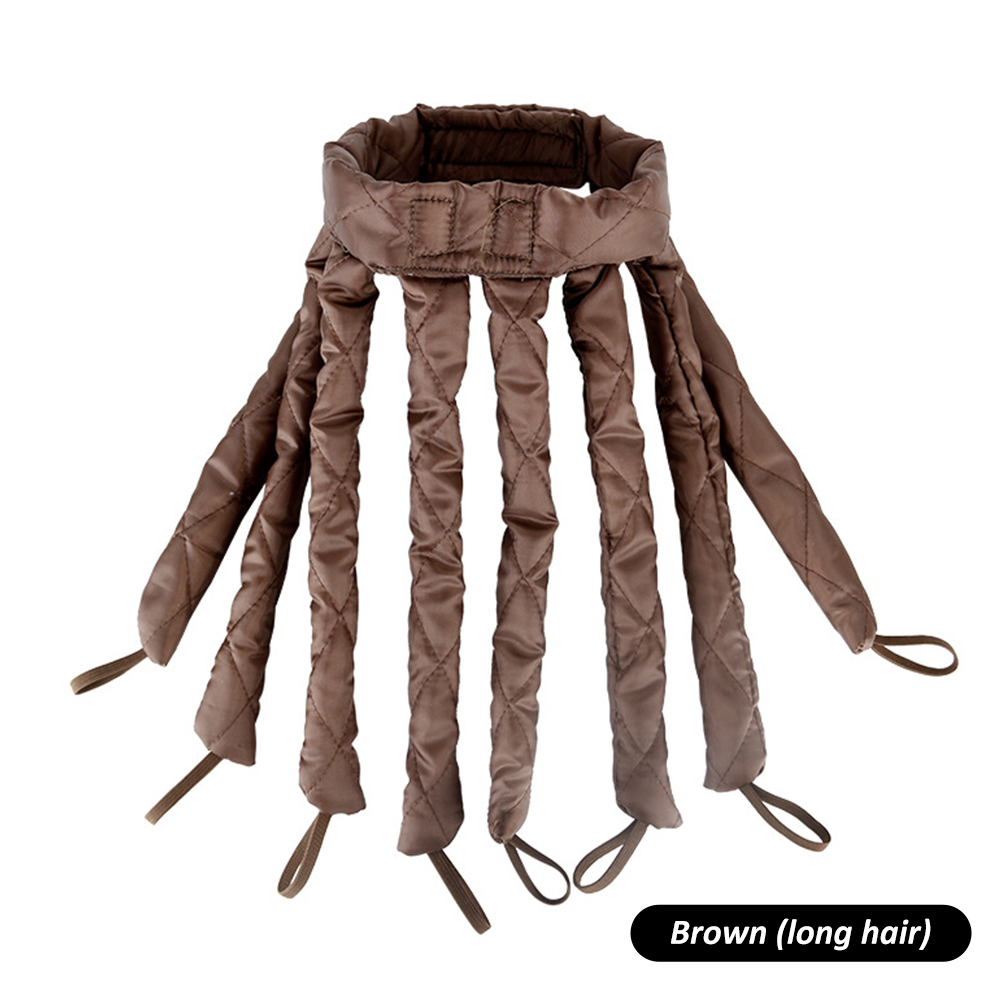 Octopus Heatless Lockenwickler Keine Hitze Heatless Locken Stange Stirnband Schlafen Stirnbänder Keine Hitze DIY Haar Styling Werkzeuge Lockenwickler: Orange