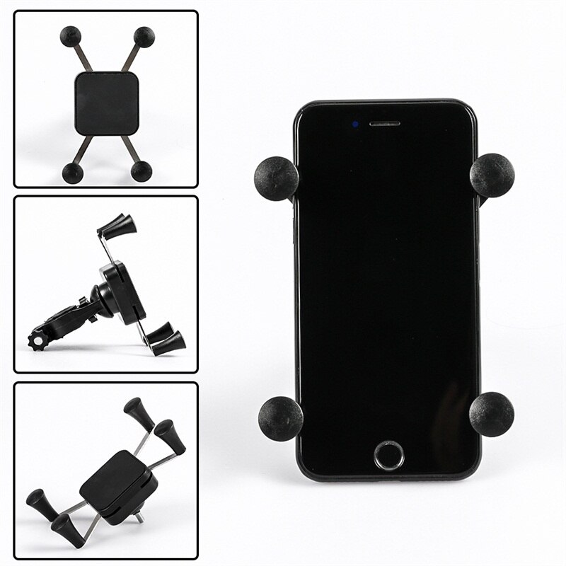 1pc Motorbike Mount Universal Bracket Rear View Mirror Stand for Cellphones Motorcycle Phone Holder
