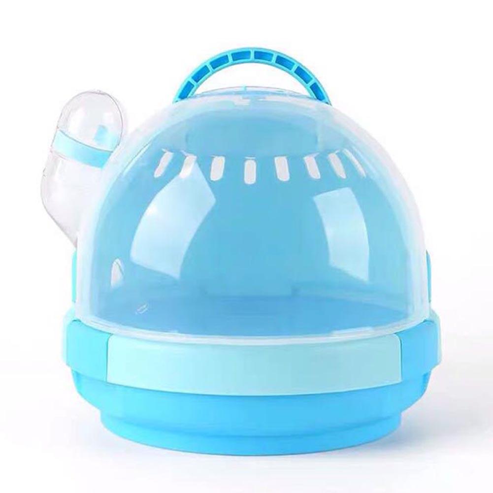 Przenośna klatka zwierzę domowe na zewnątrz pojemnik turystyczny dla chomika jeż świnka morska gniazdo akcesoria dla zwierząt futerał robić przenoszenia z butelką wody