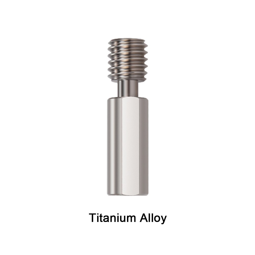 BIQU H2 Extruder All Metal Heatbreak Titanium Alloy Stainless Steel Throat For Upgrade MK8 Hotend Ender3 V2 3D Printer Parts: 3PC / Titanium alloy