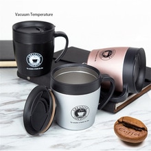 Handvat Koffie Mok Rvs Thermos Kopjes Thermoskan thermo Water Fles Volwassen Bussiness Mannen Thee Draagbare Thermocup 330ML