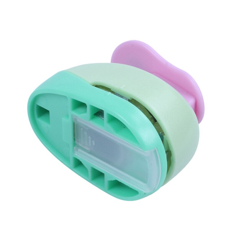 20 tornillos de tornillo sin fin de engranaje de plástico blanco de 6mm x 8mm y 1 perforadora para manualidades de 5/8 pulgadas, punzones de papel (ARCO) redondos