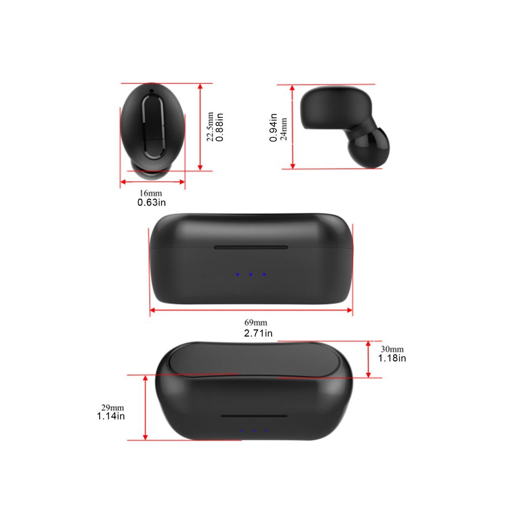 V1 sem fio fones de ouvido para telefones celulares android ios longa distância transmissão mini changable orelhas