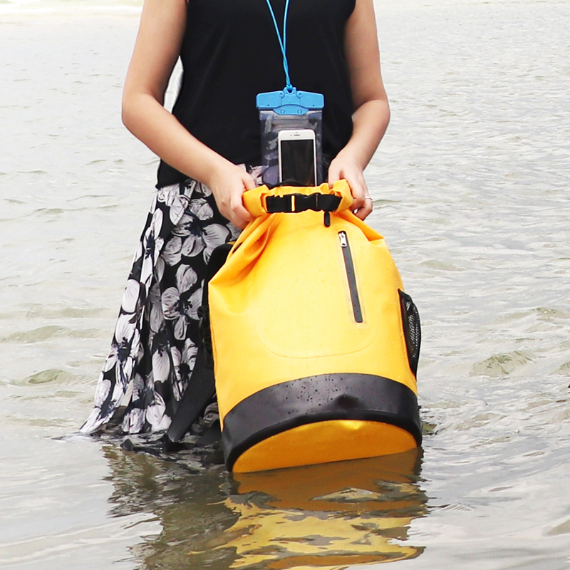 Large Waterproof Bag Backpack Large Swimming Rafting Storage Dry Bag With Adjustable Strap Hook Drifting Diving Dry