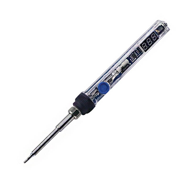 T12 electric soldering iron kit mini portable T12 soldering iron Tips tools Adjustable temp LED digital soldering station