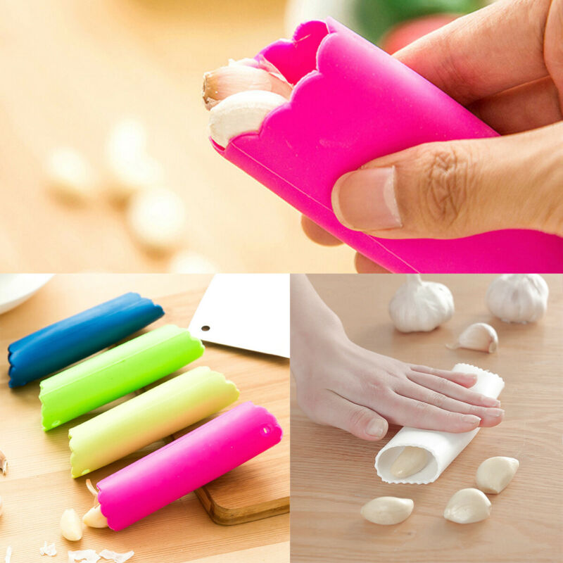 Silicone Garlic Peeler Peel Easy Useful Kitchen Tools Non-toxic Safety Gadget Garlic Stripper Tube Peeling Garlic Peeling
