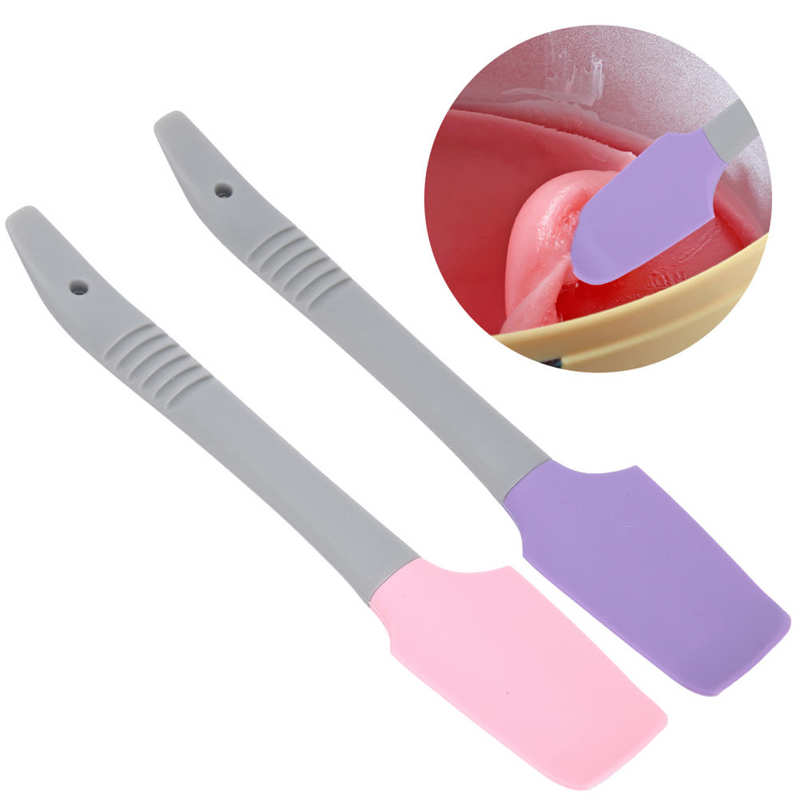 2Pcs Reusable Silicone High Temperature Resistance Wax Applicator Scraper Wax Spatulas Sticks Removal Wax Hair removal Tool