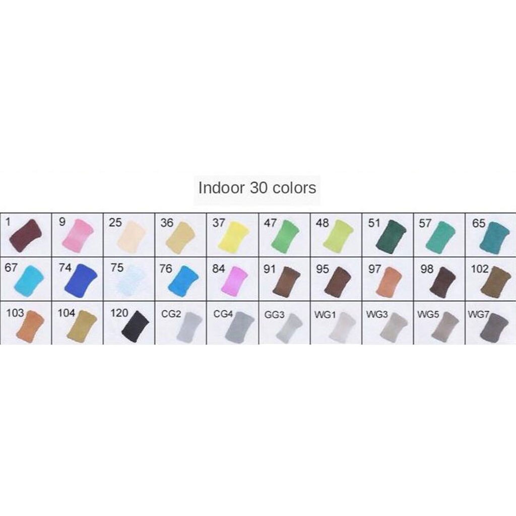 Alcohol Marker Brush Markers Dual Tips Permanent Art Kids Markers: 30 Indoor