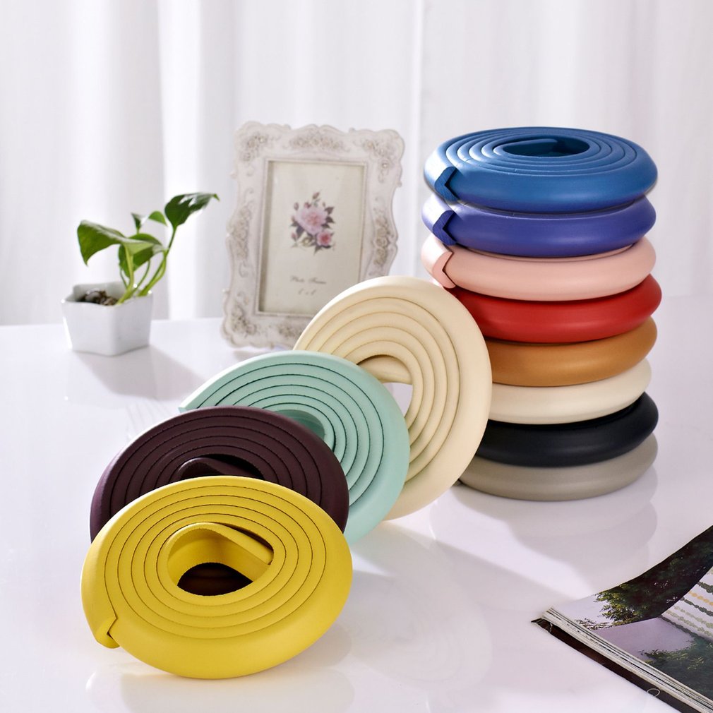 2M U-Vorm Tafel Edge Corner Bescherming Dikke Rubberen Meubels Bureau Cover Protectors Foam Baby Veiligheid Bumper Guard strip