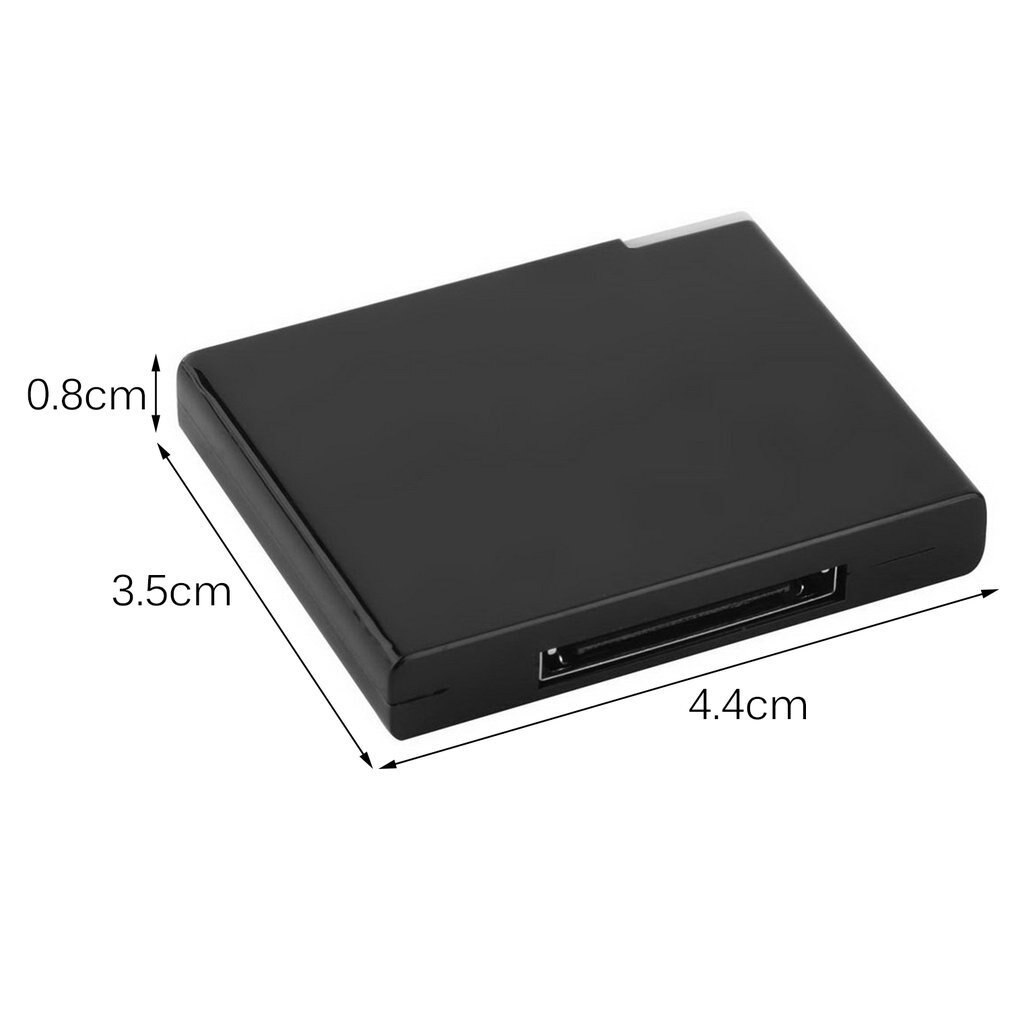 Adaptateur récepteur de musique v2.0 A2DP, noir et blanc, pour iPod, pour iPhone 30 broches, Station d'accueil, haut-parleur avec 1 LED